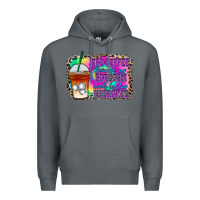 Rock iced coffee sarcasm Premium Hoodie - RacoonDesign