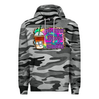 Slate Camo iced coffee sarcasm Premium Hoodie - RacoonDesign