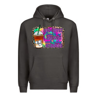 Smoke iced coffee sarcasm Premium Hoodie - RacoonDesign