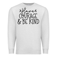 Oatmeal Heather be kind Premium Sweatshirt - Unal Design