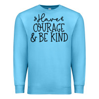 Ocean Blue be kind Premium Sweatshirt - Unal Design