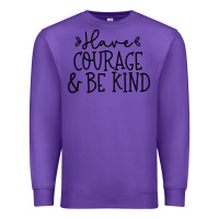 Purple be kind Premium Sweatshirt - Unal Design