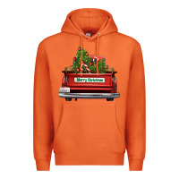 Carrot Christmas trees truck Premium Hoodie - FaDigitalArtStudio