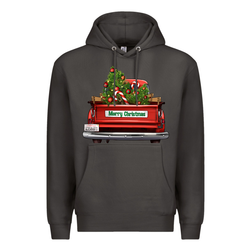 Christmas Trees Truck Premium Hoodie by FaDigitalArtStudio | Teevron