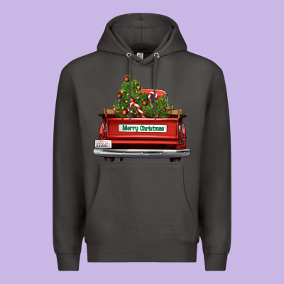 Christmas Trees Truck Premium Hoodie Designed By Fadigitalartstudio