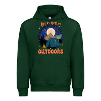 Forest Green life is better outdoors Urban Hoodie - JahusDesignShop