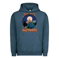 Pigment Midnight Navy life is better outdoors Urban Hoodie - JahusDesignShop
