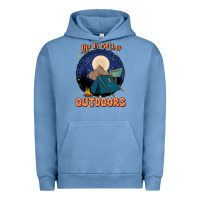 Pigment Pebble Blue life is better outdoors Urban Hoodie - JahusDesignShop