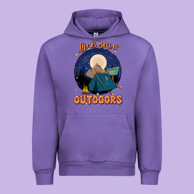 Life Is Better Outdoors Urban Hoodie Designed By Jahusdesignshop