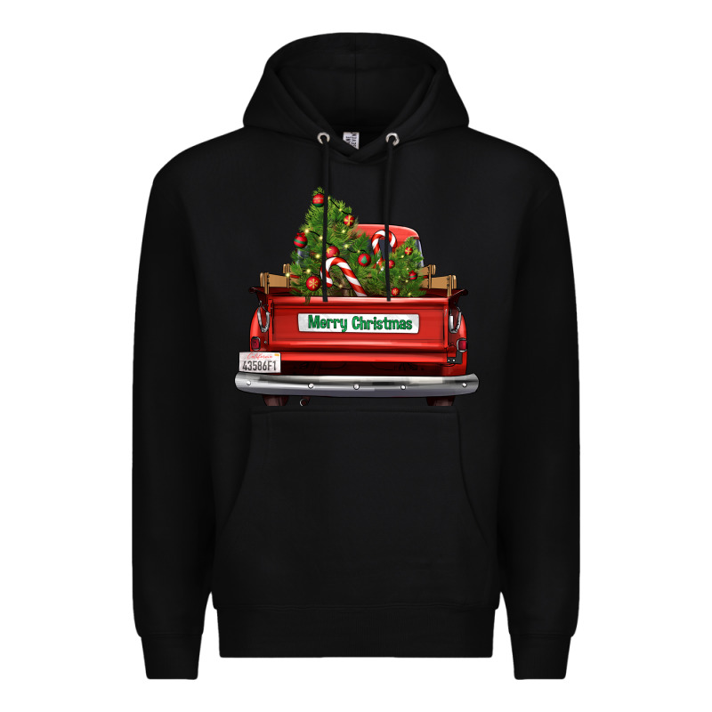 Christmas Trees Truck Premium Hoodie by FaDigitalArtStudio | Teevron