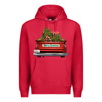 Cardinal Christmas trees truck Premium Hoodie - FaDigitalArtStudio