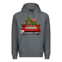 Rock Christmas trees truck Premium Hoodie - FaDigitalArtStudio