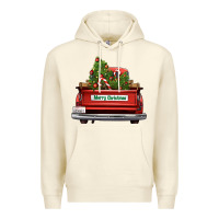 Sandshell Christmas trees truck Premium Hoodie - FaDigitalArtStudio