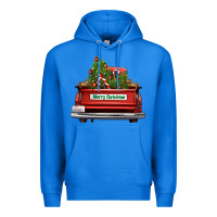True Royal Christmas trees truck Premium Hoodie - FaDigitalArtStudio