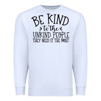 White be kind Premium Sweatshirt - Unal Design