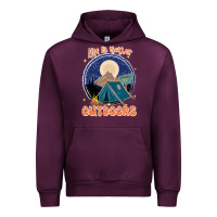 Mauve Wine life is better outdoors Urban Hoodie - JahusDesignShop