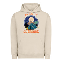 Pigment French Oak life is better outdoors Urban Hoodie - JahusDesignShop