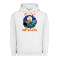 Pigment Lunar Rock life is better outdoors Urban Hoodie - JahusDesignShop