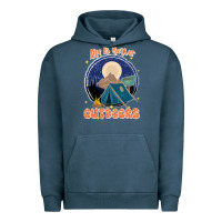 Pigment Midnight Navy life is better outdoors Urban Hoodie - JahusDesignShop