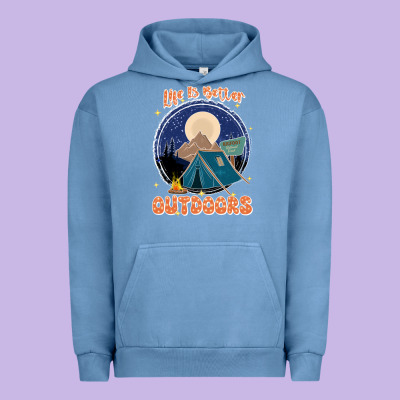 Life Is Better Outdoors Urban Hoodie Designed By Jahusdesignshop