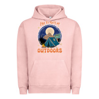 Pigment Salmon life is better outdoors Urban Hoodie - JahusDesignShop