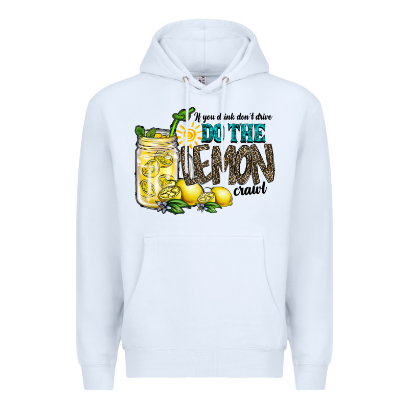 If You Drink Dont Drive Do The Lemon Crawl Premium Hoodie by RacoonDesign | Teevron