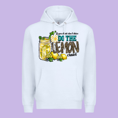 If You Drink Dont Drive Do The Lemon Crawl Premium Hoodie Designed By Racoondesign