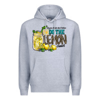 Heather Grey if you drink dont drive do the lemon crawl Premium Hoodie - RacoonDesign