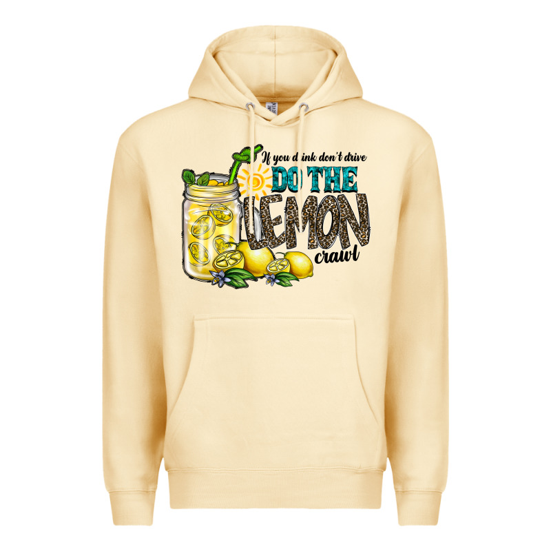 If You Drink Dont Drive Do The Lemon Crawl Premium Hoodie by RacoonDesign | Teevron