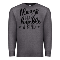 Charcoal Heather kind Premium Sweatshirt - Unal Design