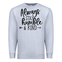 Heather Grey kind Premium Sweatshirt - Unal Design