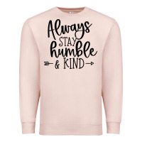 Pale Pink kind Premium Sweatshirt - Unal Design