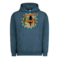 Pigment Midnight Navy amarillo by morning Urban Hoodie - JahusDesignShop