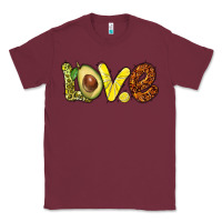 Burgundy love avocado Classic Tee - BarkalooDesign