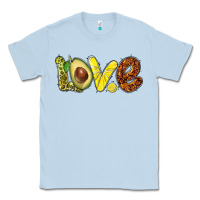 Dusty Blue love avocado Classic Tee - BarkalooDesign