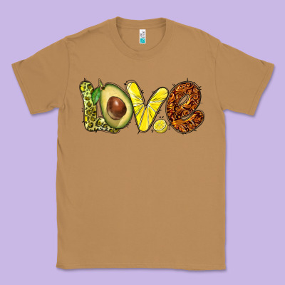 Love Avocado Classic Tee Designed By Barkaloodesign