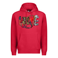 Cardinal america nurse Premium Hoodie - CowhideDigitalArt
