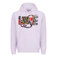 Lilac america nurse Premium Hoodie - CowhideDigitalArt