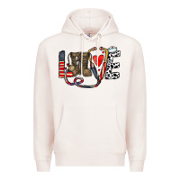 Pale Pink america nurse Premium Hoodie - CowhideDigitalArt