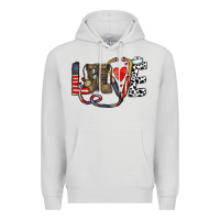 Dove Grey america nurse Premium Hoodie - CowhideDigitalArt