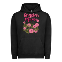 Pigment Black gracias mama por tu infinito amor Urban Hoodie - JahusDesignShop