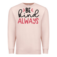 Pale Pink kind Premium Sweatshirt - Unal Design