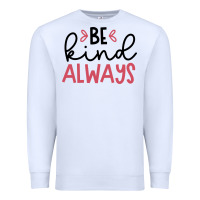 White kind Premium Sweatshirt - Unal Design