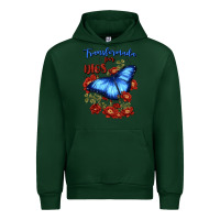 Foreset Green transformada por dios Urban Hoodie - JahusDesignShop