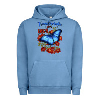 Pigment Pebble Blue transformada por dios Urban Hoodie - JahusDesignShop