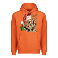 Carrot festive af christmas skull Premium Hoodie - FaDigitalArtStudio