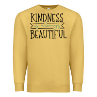 Antique Gold kindness Premium Sweatshirt - Unal Design