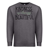 Charcoal Heather kindness Premium Sweatshirt - Unal Design