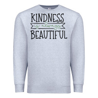 Heather Grey kindness Premium Sweatshirt - Unal Design