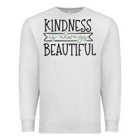Oatmeal Heather kindness Premium Sweatshirt - Unal Design
